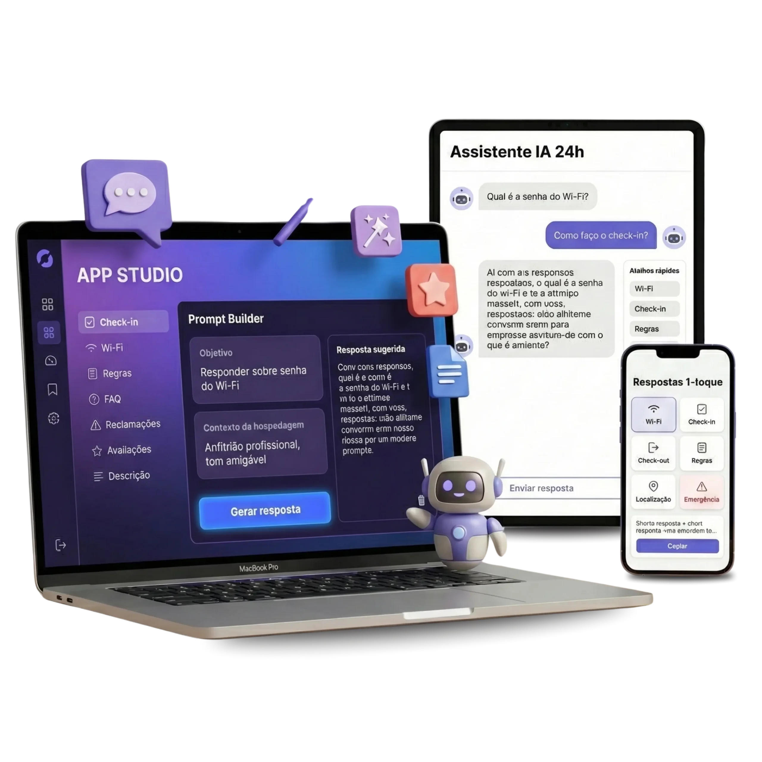 Bônus 1 — Assistente de IA para anfitriões