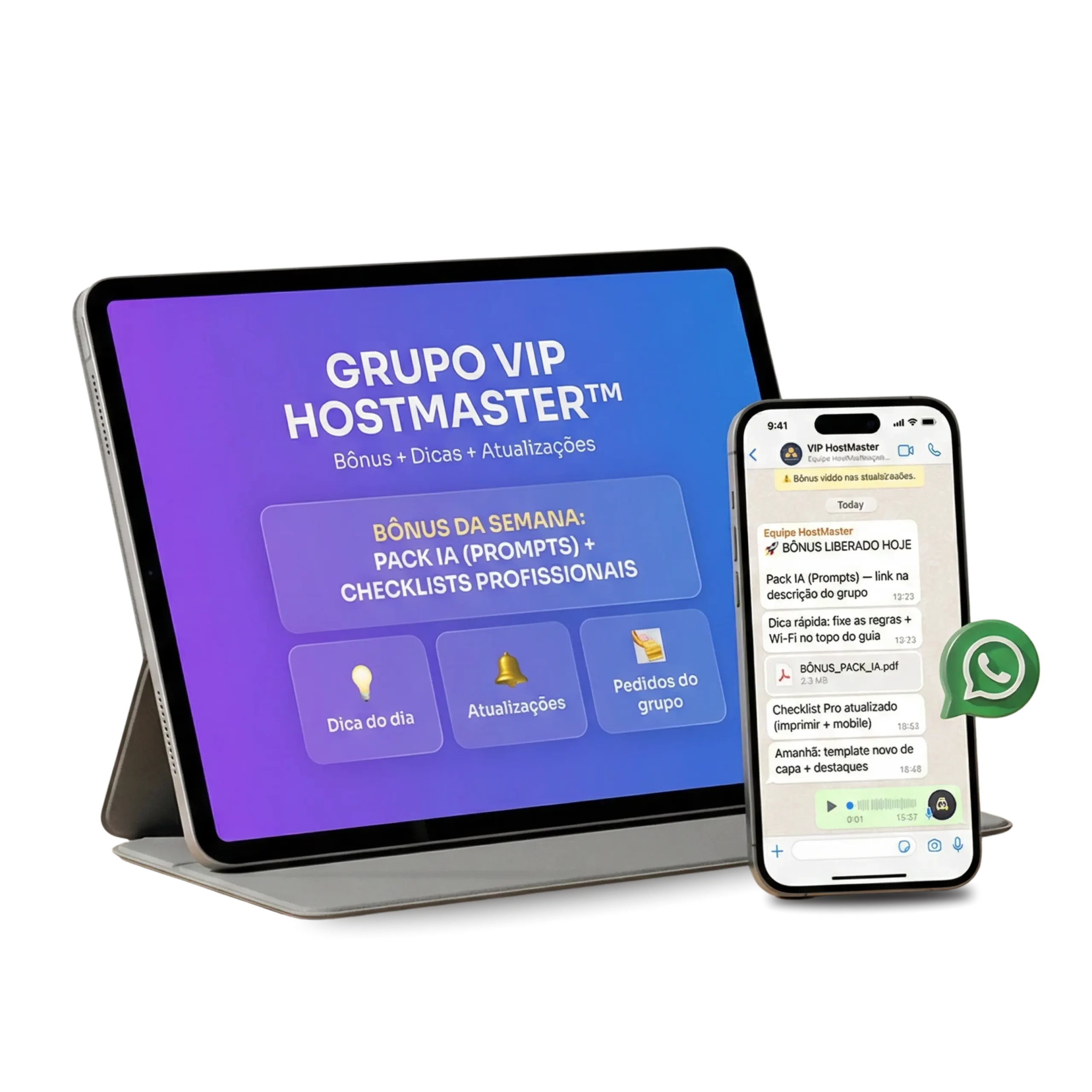 Bônus 2 — Grupo VIP de anfitriões